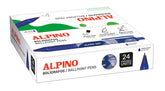 CAJA 24 BOLIGRAFOS ALPINO DOT 1MM UNICOLOR AZUL | 24 UNIDADES | (ALPINO)
